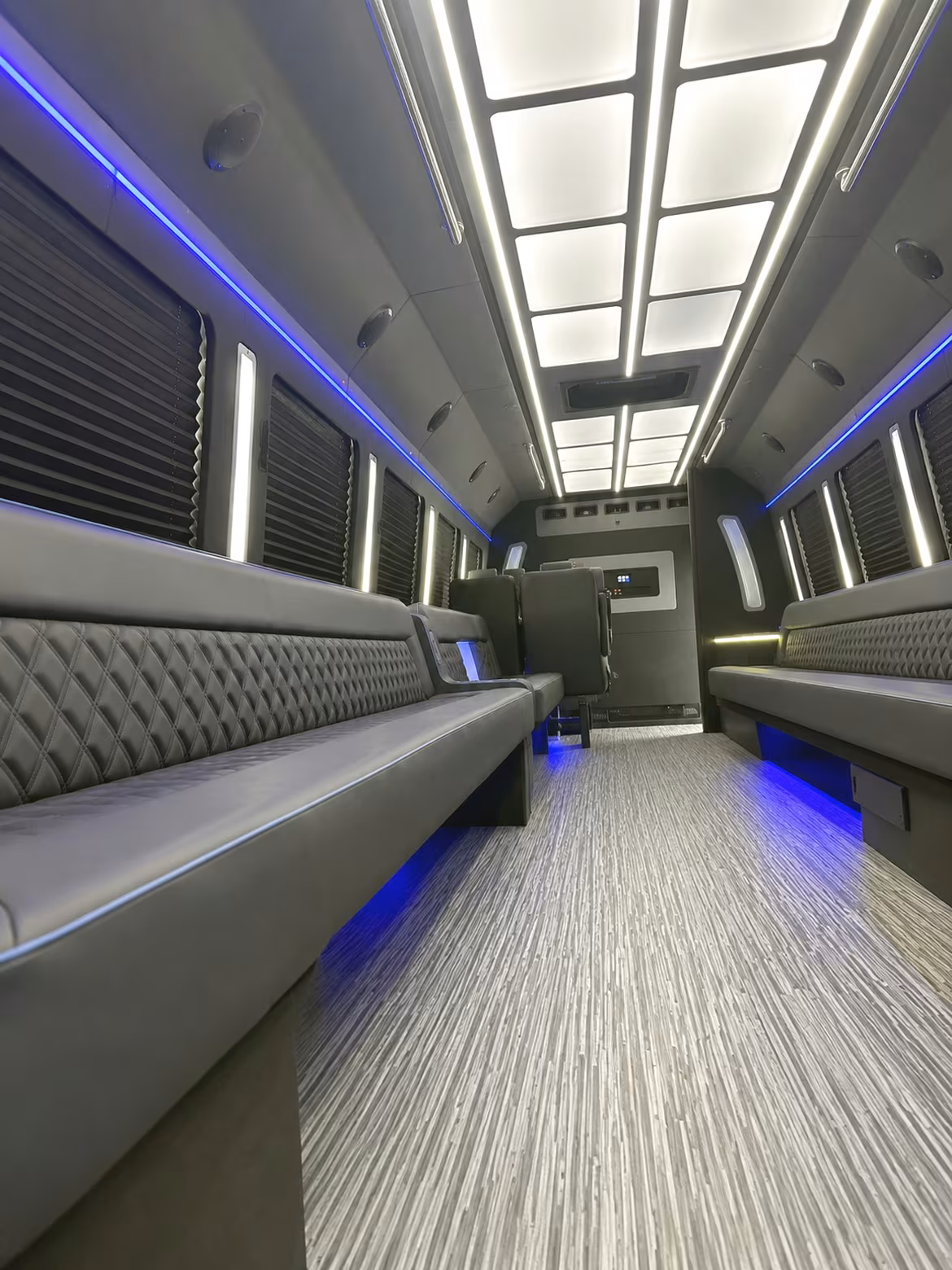 18 Passenger Party Bus Inside