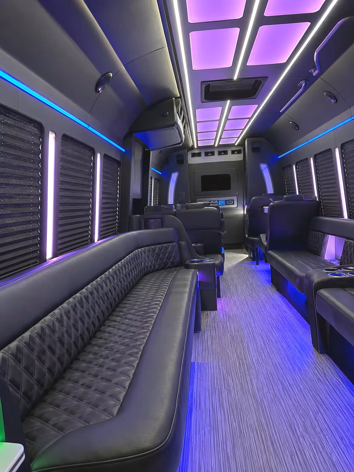 28 Passenger Party Bus Inside