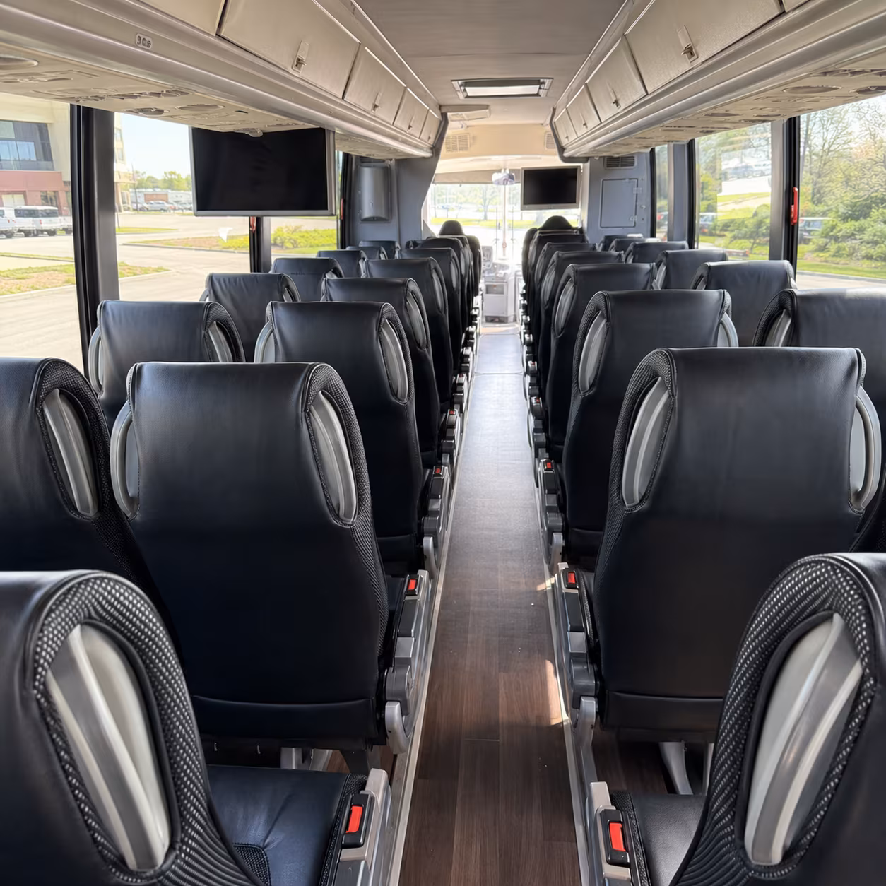 Lansing Airport Shuttle & Transportation party bus exterior