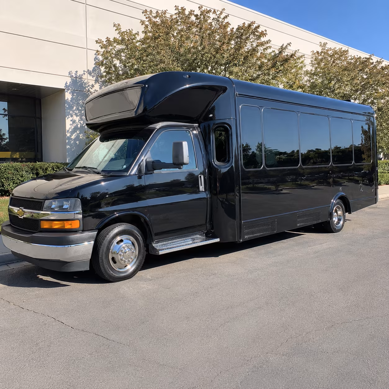 Lansing Birthday, Sweet 16, & Quinceañera Transportation party bus exterior