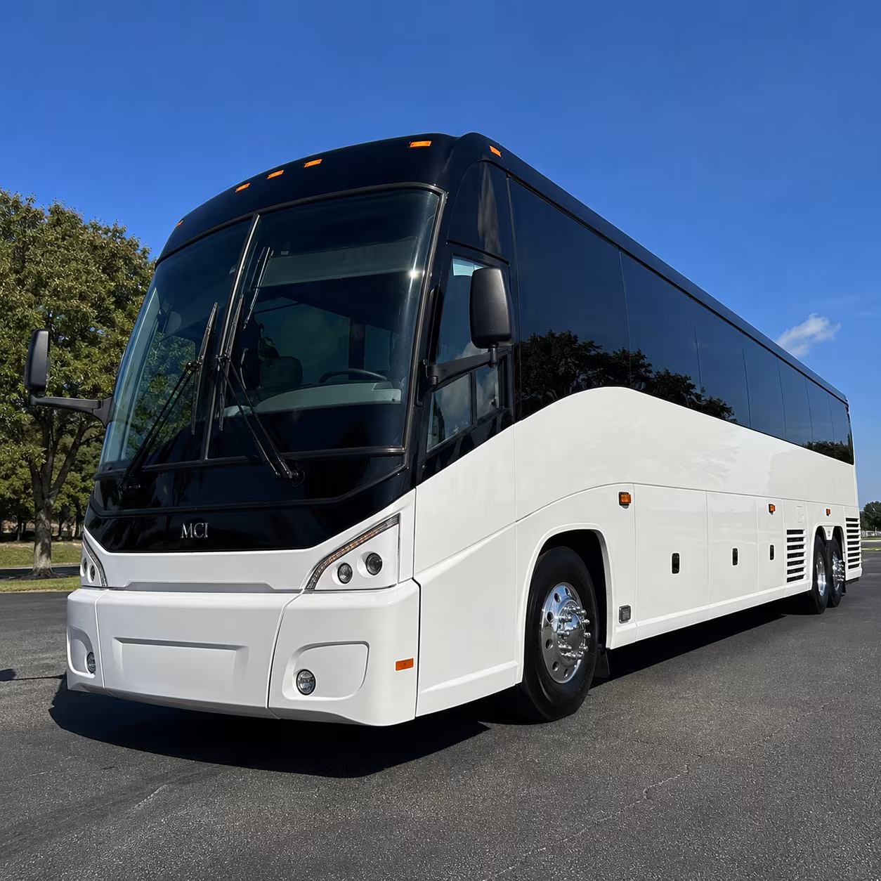 Lansing Corporate Transportation party bus exterior