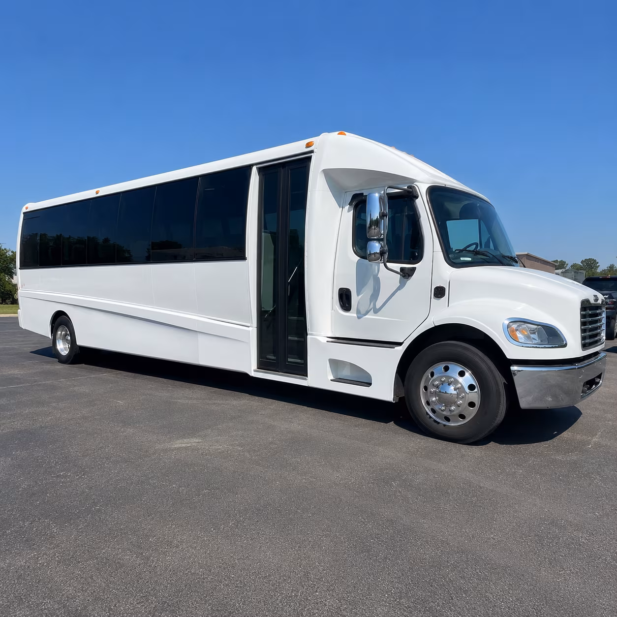 Lansing Corporate Transportation party bus exterior