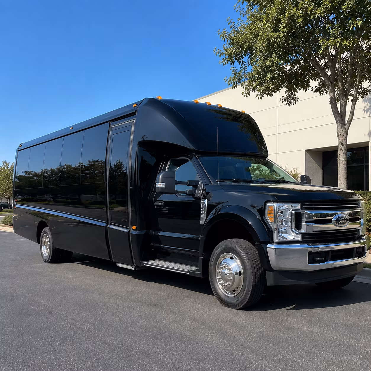 Lansing Corporate Transportation party bus exterior