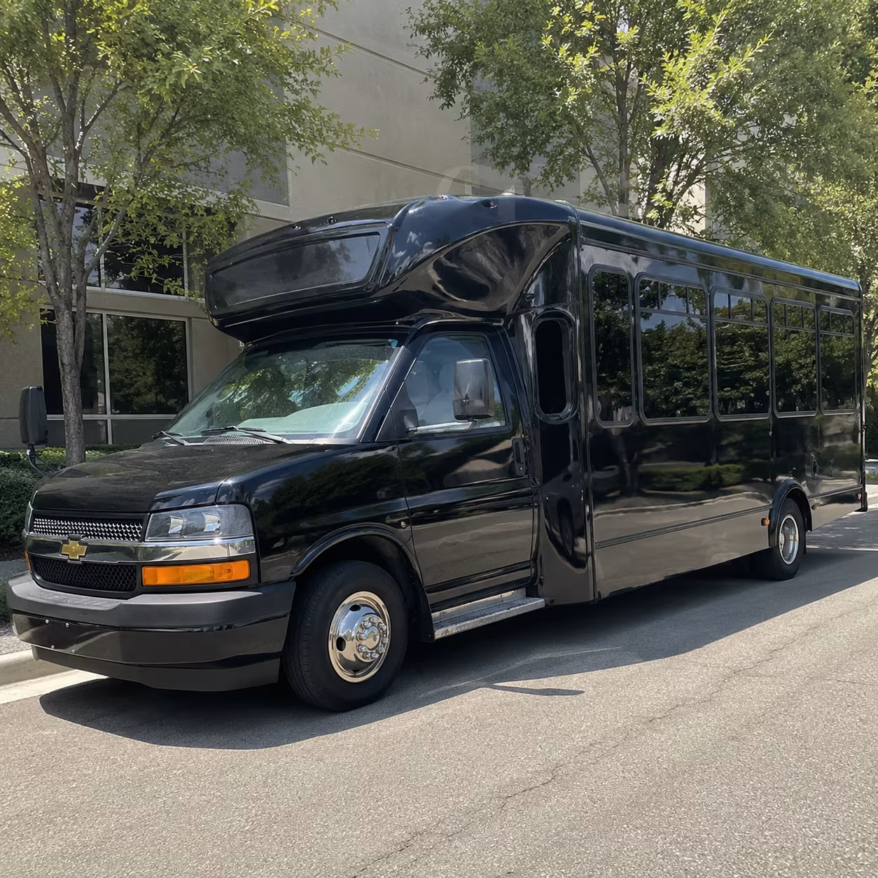 Lansing Private Event Transportation party bus exterior