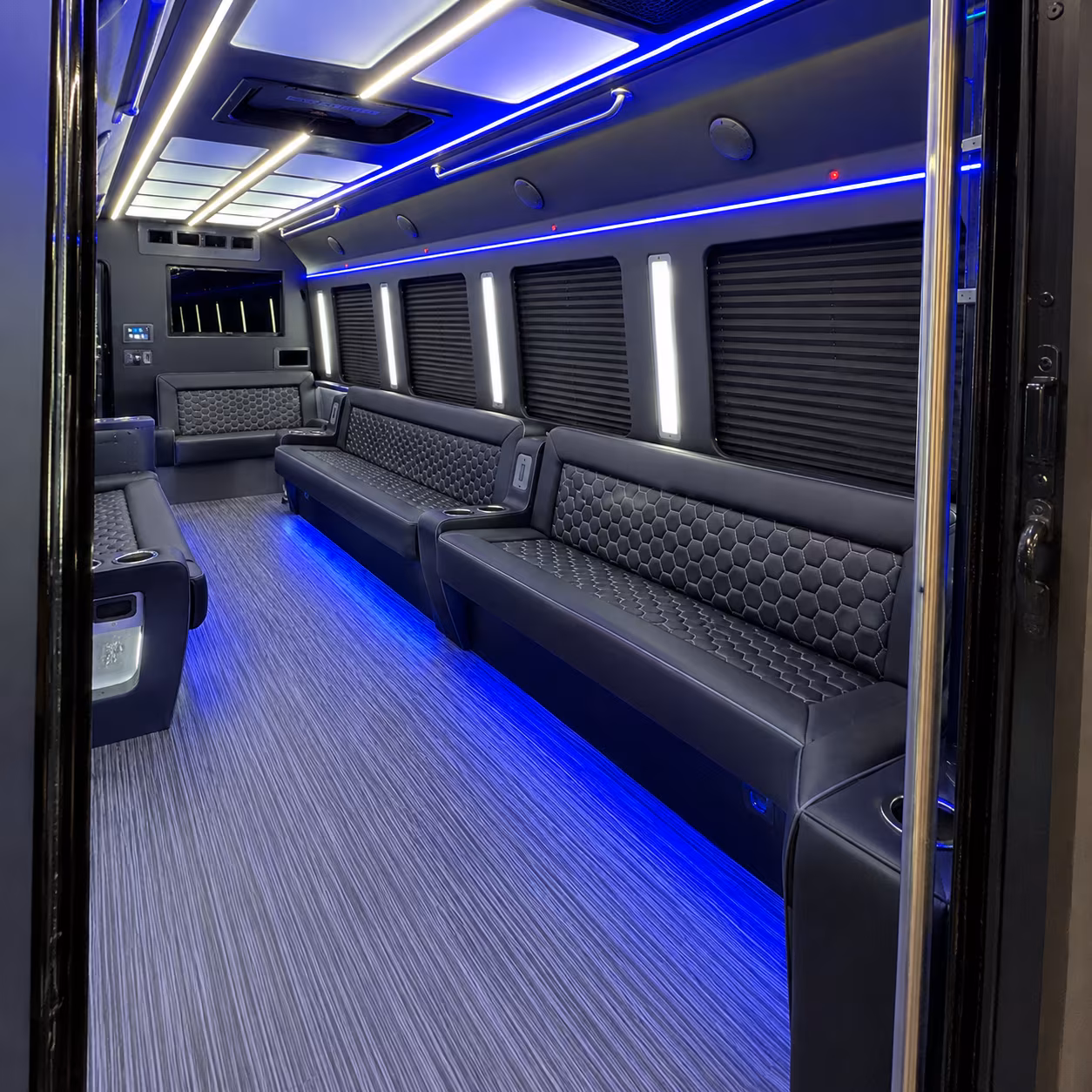 Lansing Prom & Homecoming Transportation party bus exterior