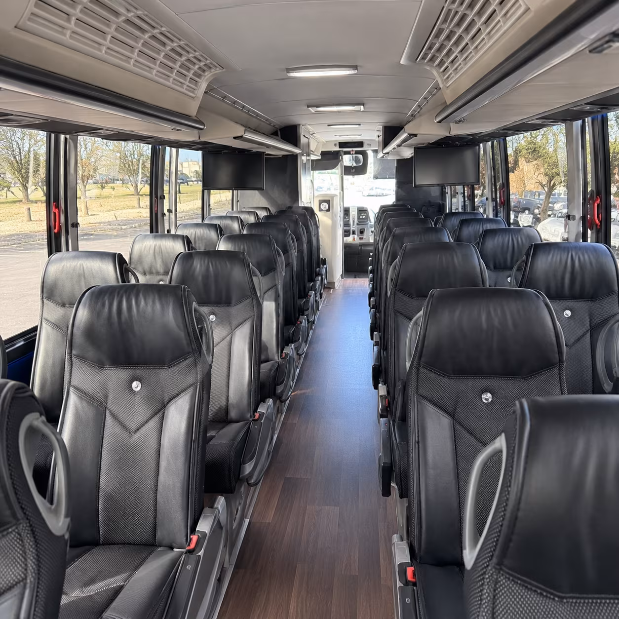 Lansing School Event Transportation party bus exterior