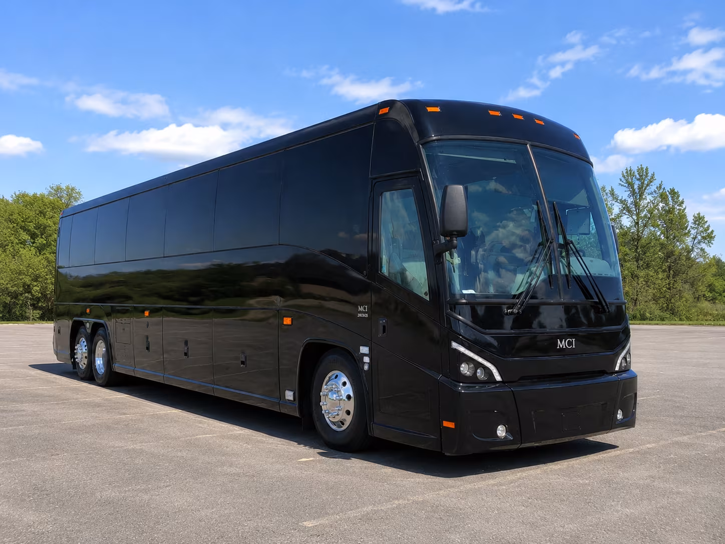 Lansing School Event Transportation party bus exterior