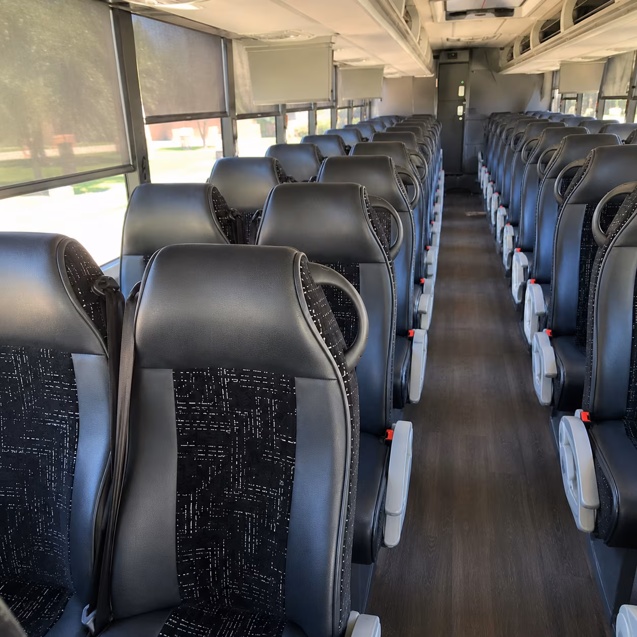 Lansing School Event Transportation party bus exterior