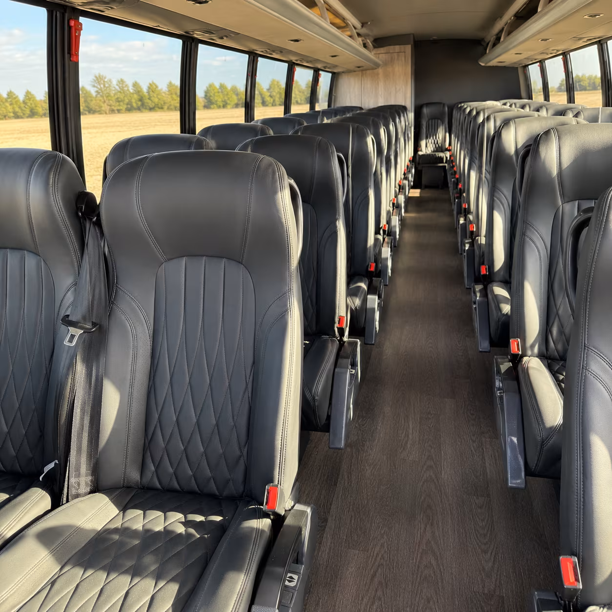 Lansing School Event Transportation onboard seating