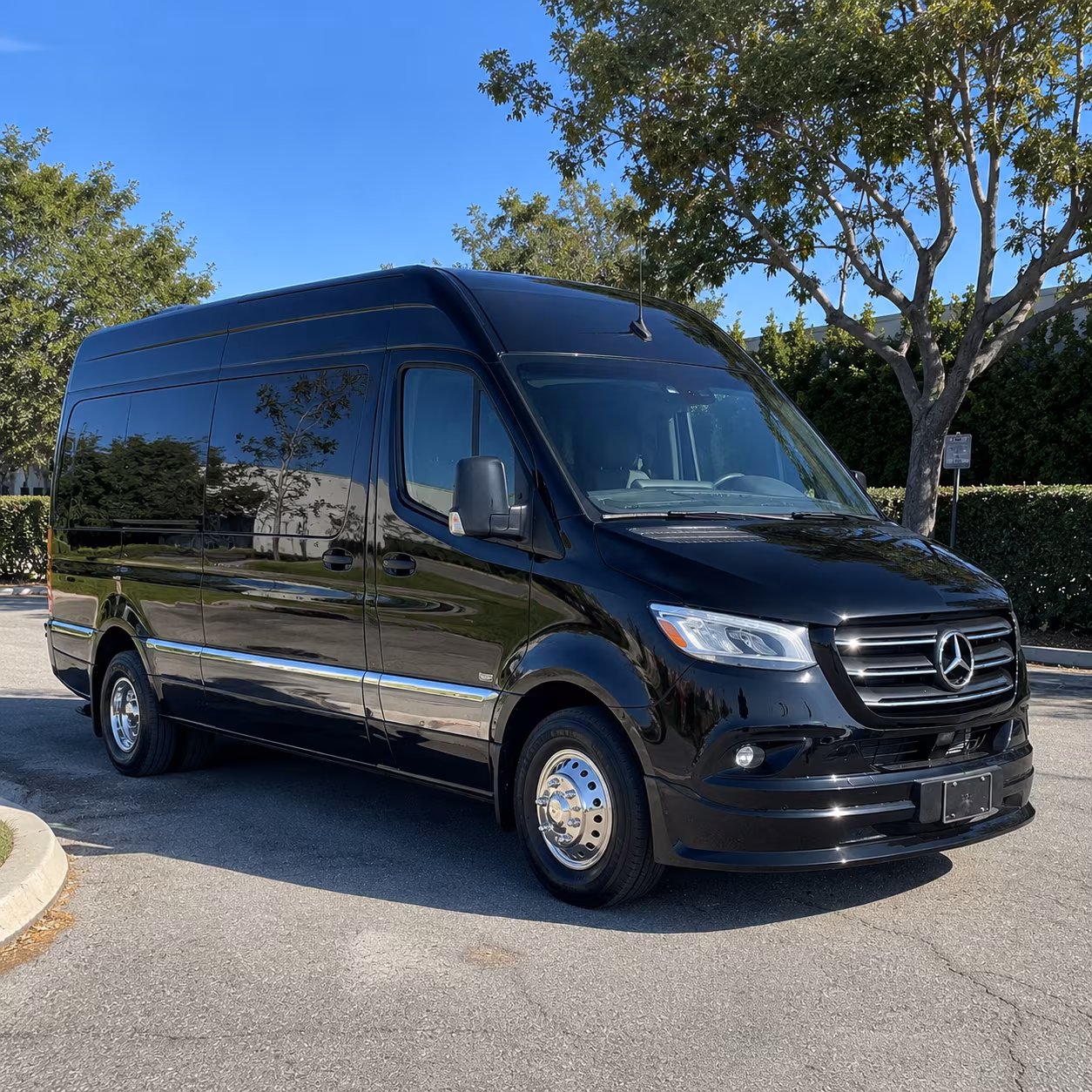 Lansing School Event Transportation party bus exterior