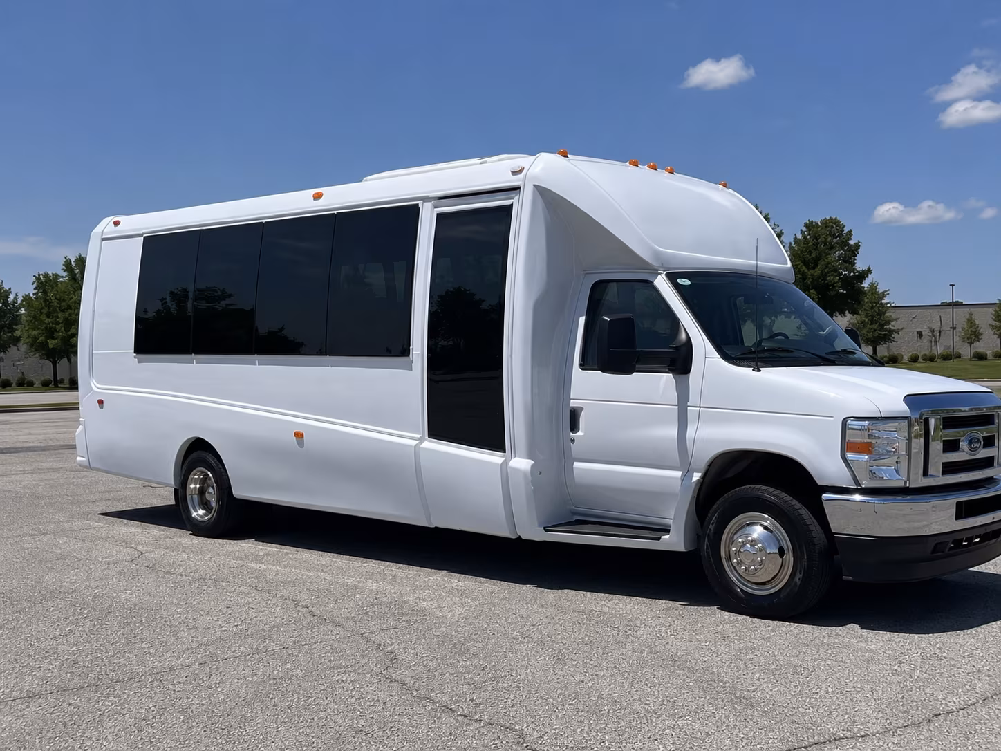 Lansing Wedding Transportation party bus interior