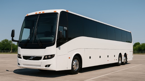 Exterior of Charter Bus Company Lansing's 48 Passenger Charter Bus in Lansing