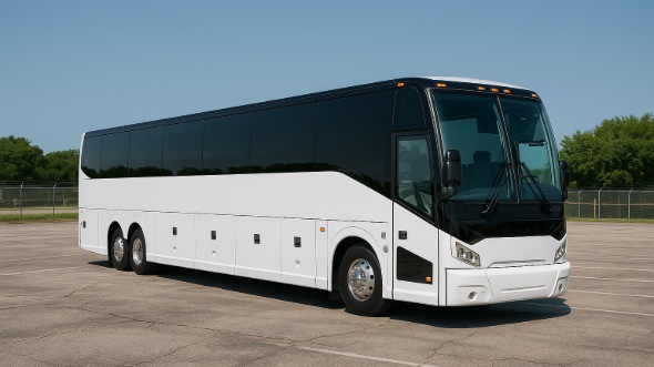 Exterior of Charter Bus Company Grand Rapids's 50 Passenger Party Bus in Grand Rapids
