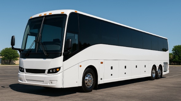 Exterior of Charter Bus Company Kalamazoo's 50 Passenger Party Bus in Kalamazoo